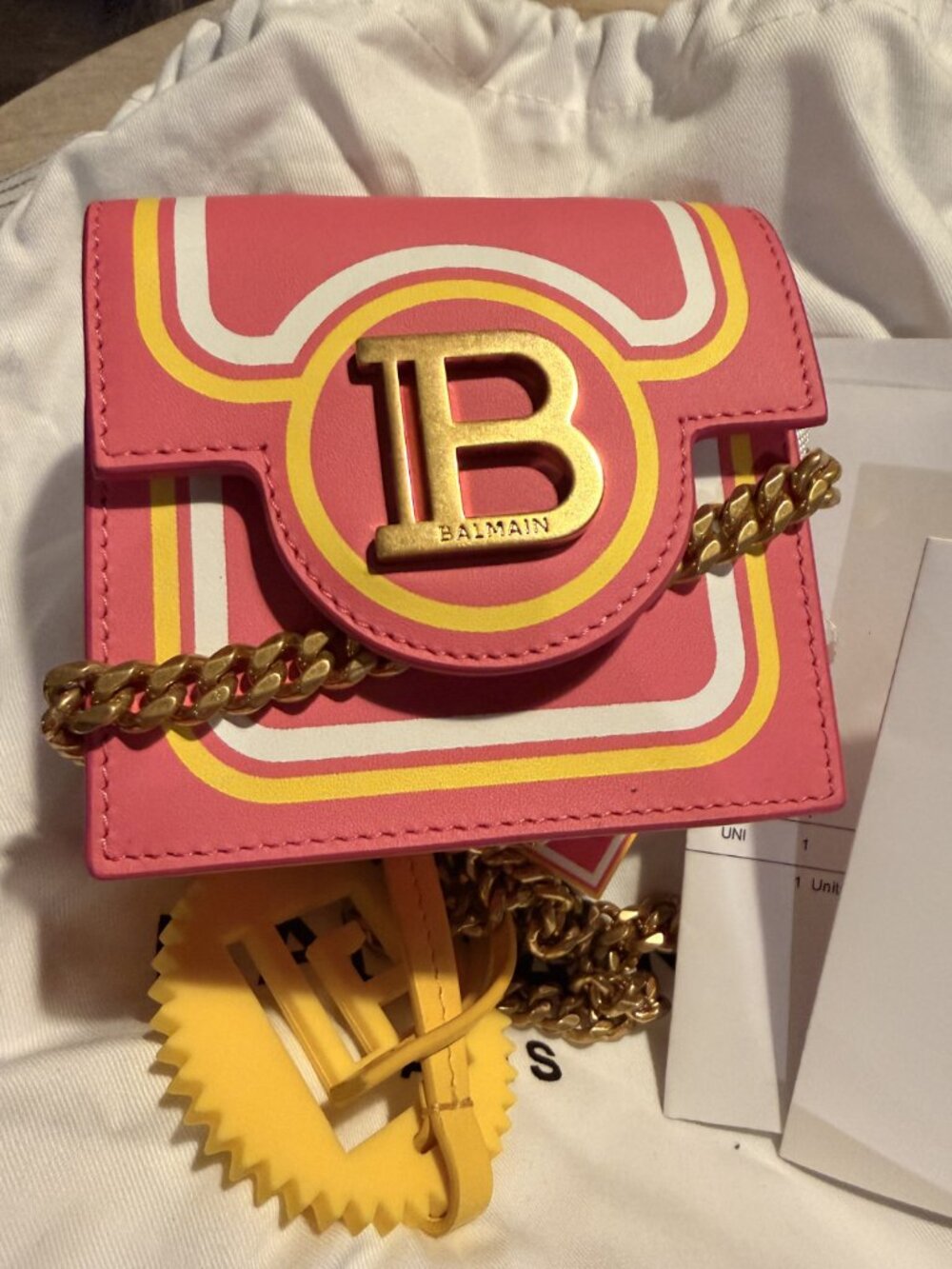 NWT Balmain Barbie Pink Mini Crossbody – Complete with Box & Receipt - COLLECTOR